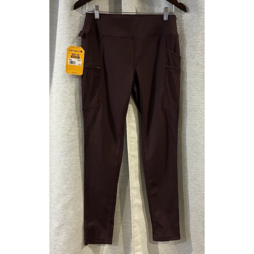 Carhartt BN3609-W Force Midweight Utility Leggings‎ Womens Small Burgundy NWT